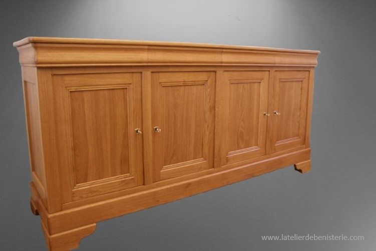 Buffet 4 portes style Louis-Philippe 