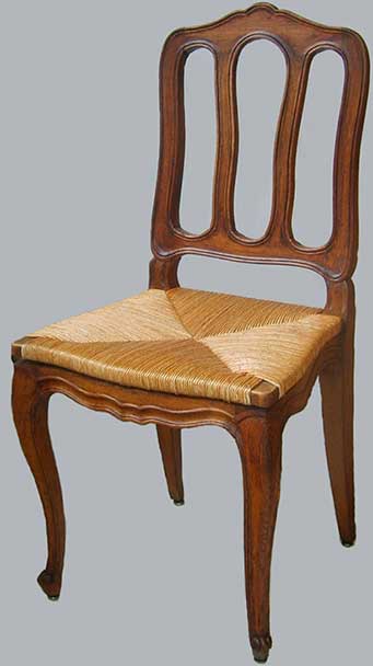 Chaise paillée