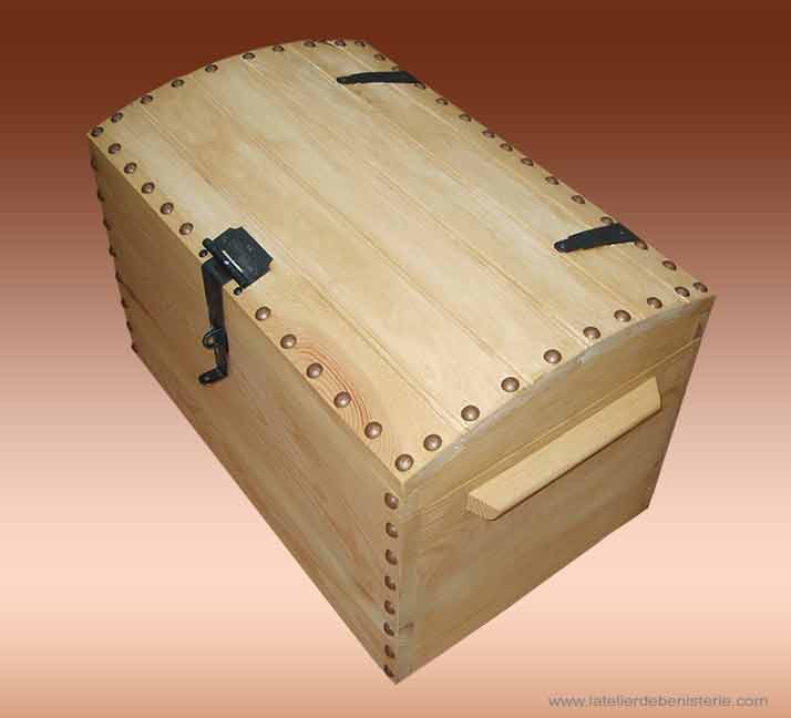 Large wooden trunk