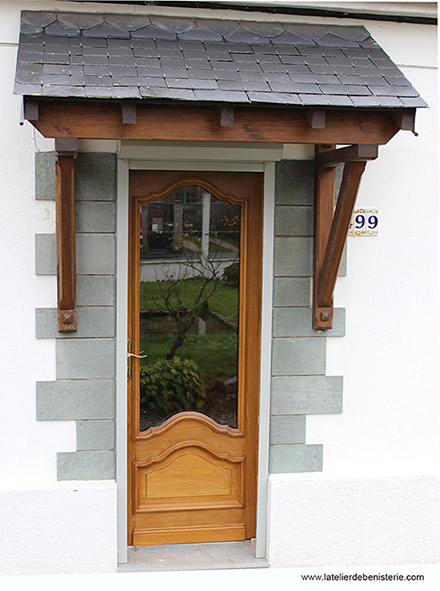 Door in solid oak