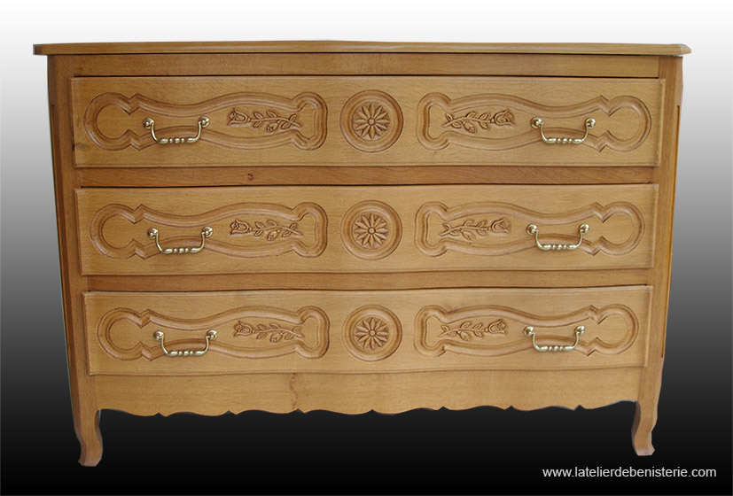 Dresser in Picardy style in oak wood