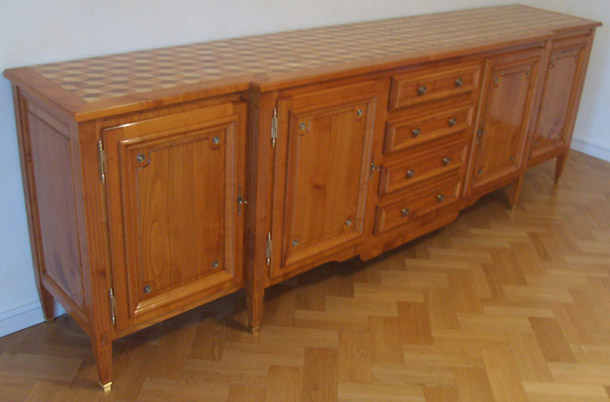 Marquetry sideboard