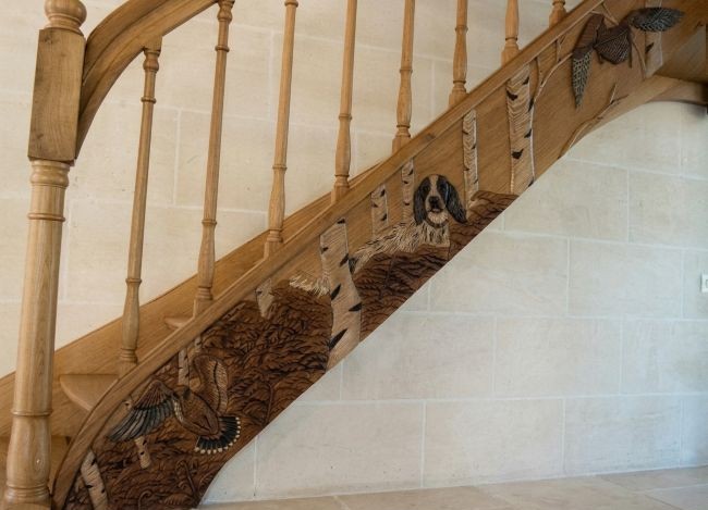 Escalier forestier